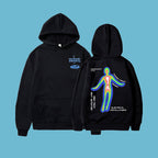 Skeleton Thermal Imaging Graphic Print Hoodie Men's Hip Hop