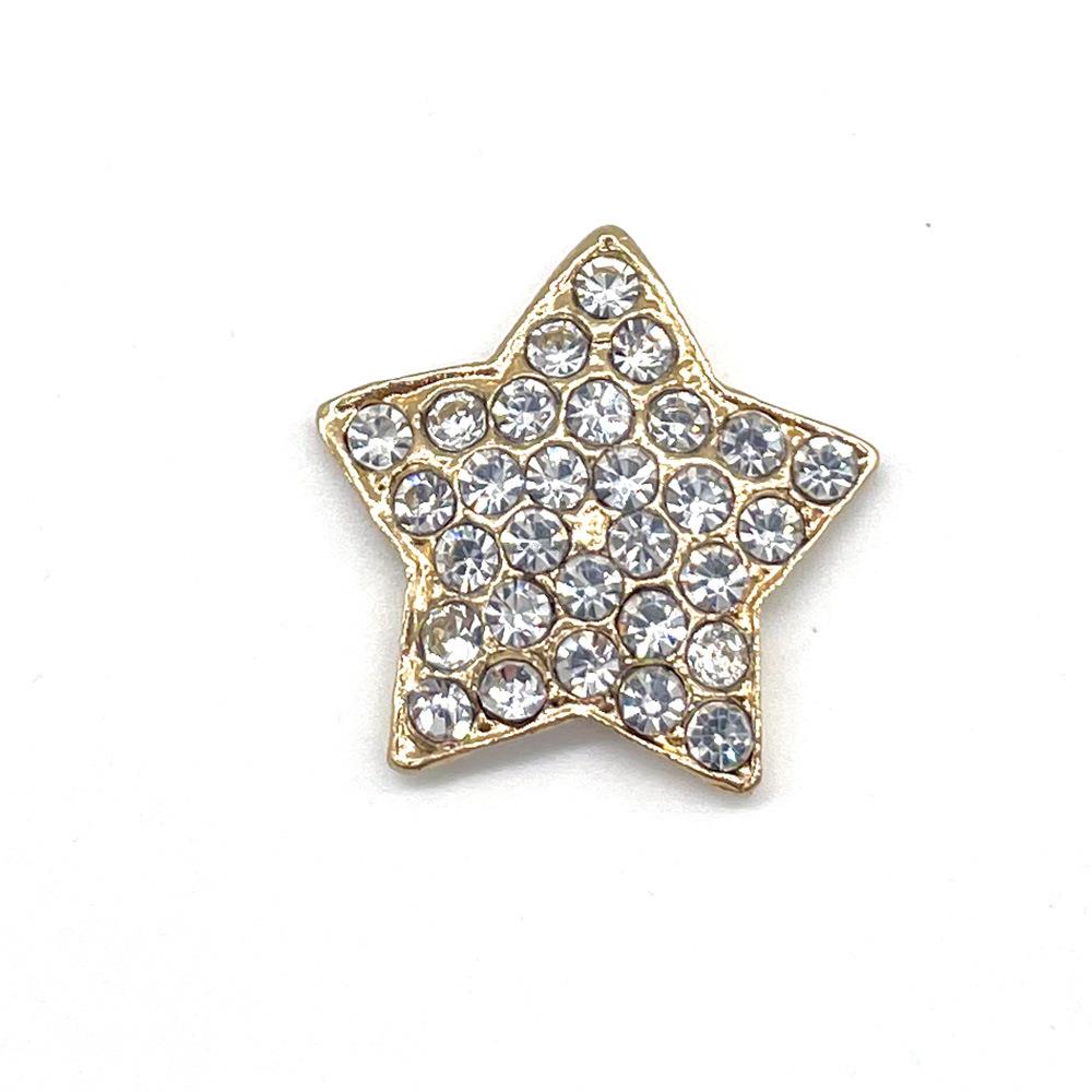 Jewelry Big Gold Chain Sneakers Accessories Decorative Buckle