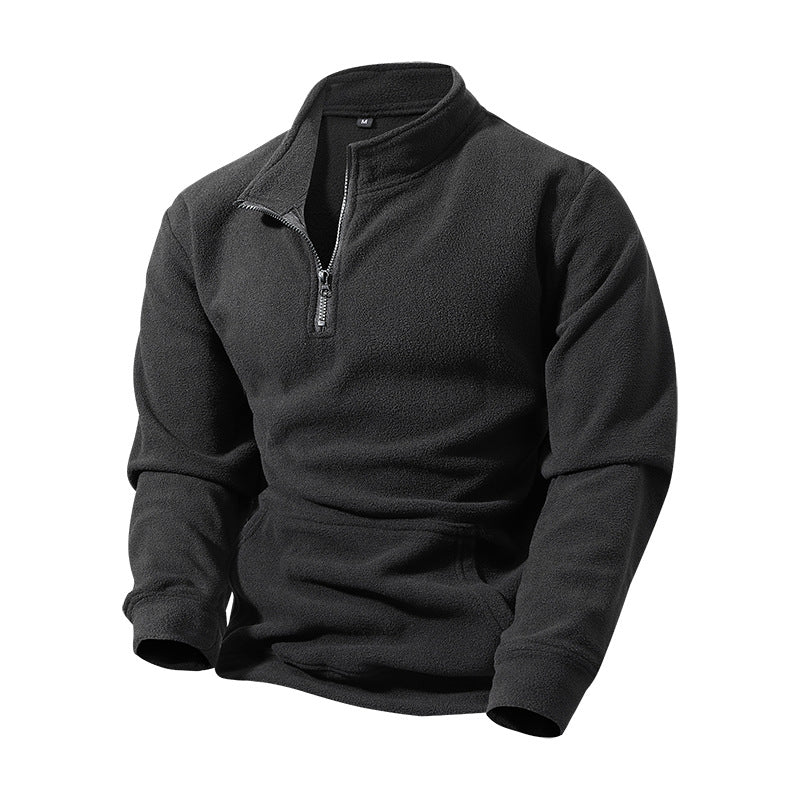 Men's Fashion Half-Zip Pullover Hoodie