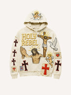 Fashion Casual Printed Polyester Sweater