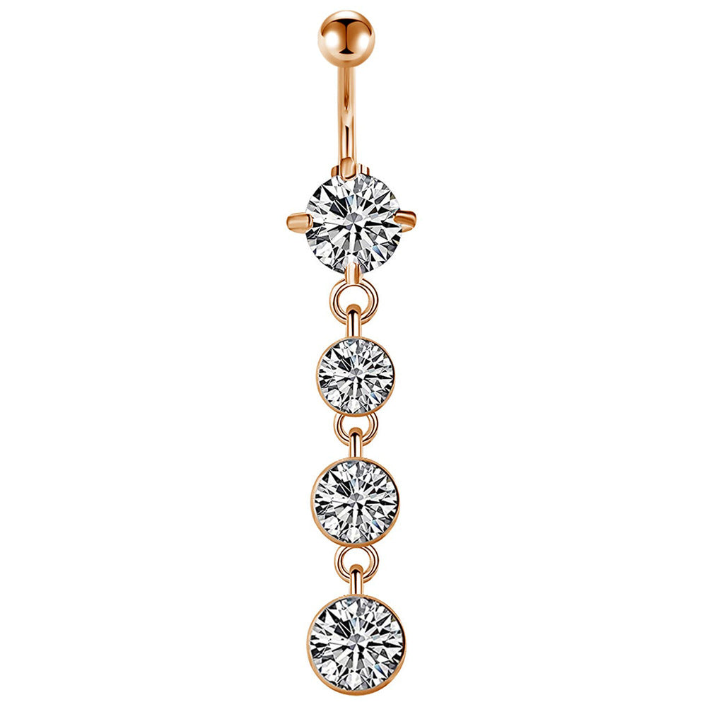 Butterfly Stainless Steel Plus Copper Parts Piercing Jewelry
