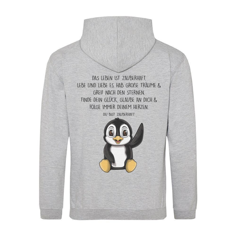 Plus Size Hoodie Penguin Shirt Print