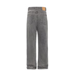 Fashion Wash Denim Mop Pants Men