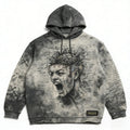Men's Hooded Printed Casual Pullover Sweatshirt