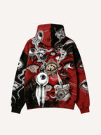 Fashion Casual Printed Polyester Sweater