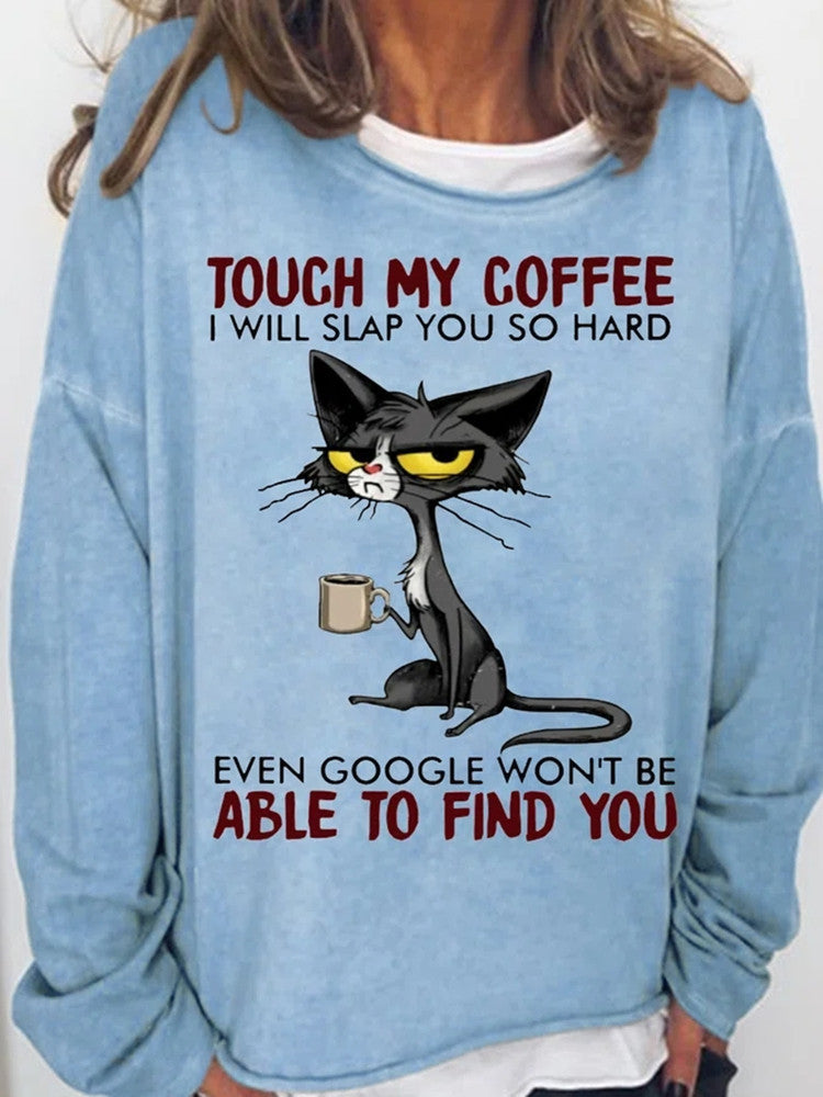 Fashionable Letter Print Loose Women's Sweater