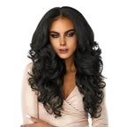 Fluffy Lace Wig Long Curly Head Cover