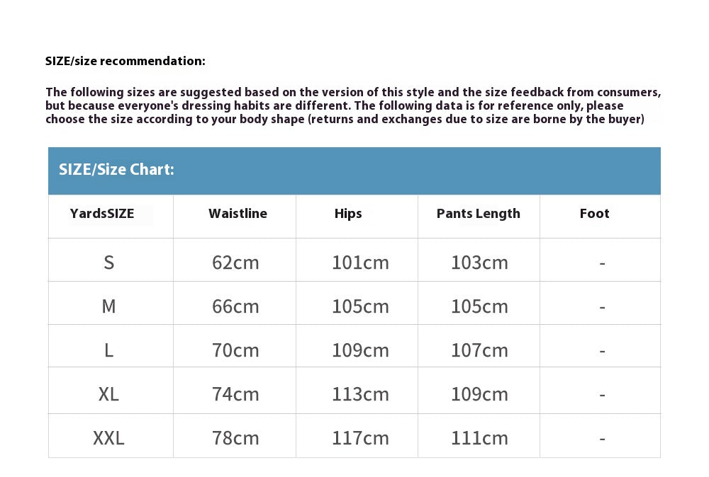 Functional Sports Casual Straight Pants Men