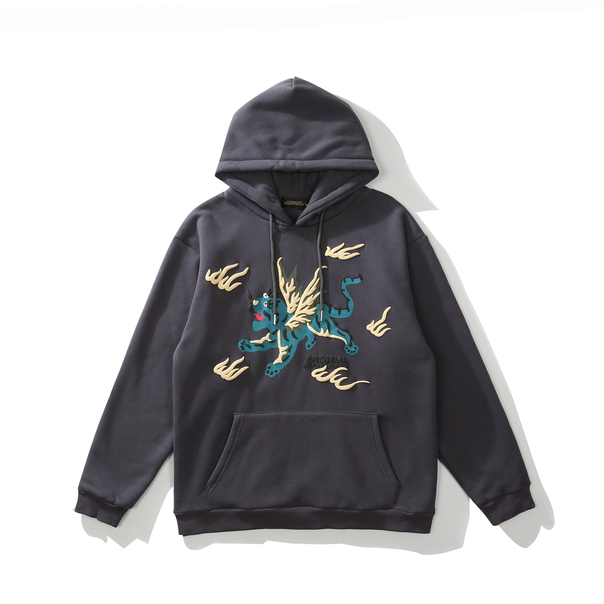 Men's And Women's Plush Pure Cotton Street Style Hoodie