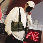 Men and women mobile phone bag diagonal small bag Oxford cloth shoulder bag tide take a purse