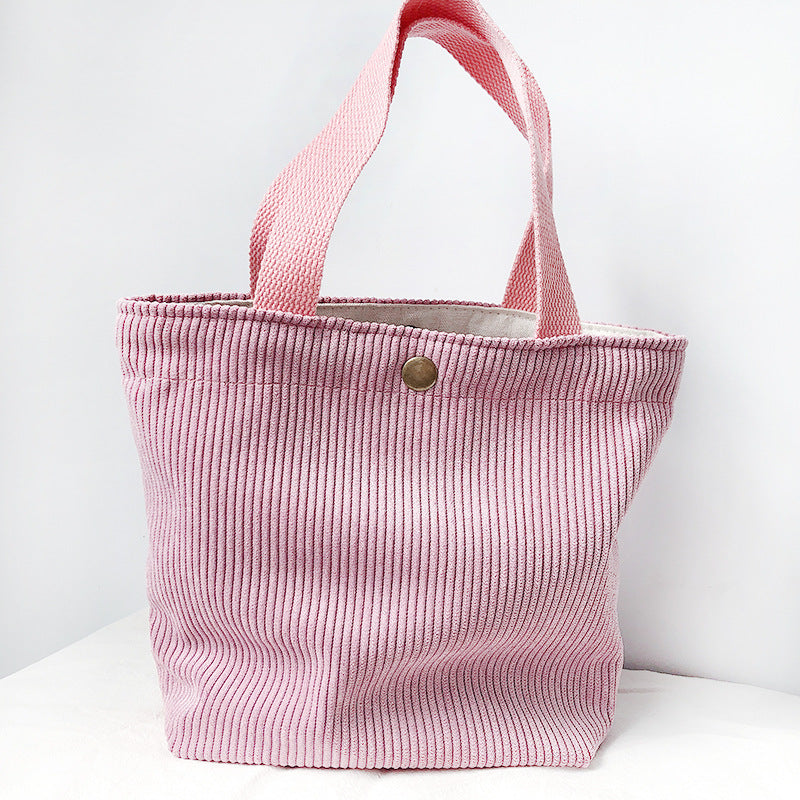 Corduroy Handbag Mini Bag Retro