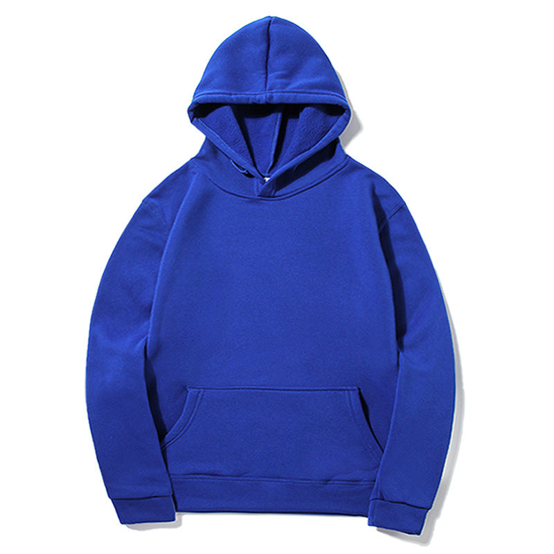 Short-sleeve Unisex Hoodie Pullover Jacket Solid Color