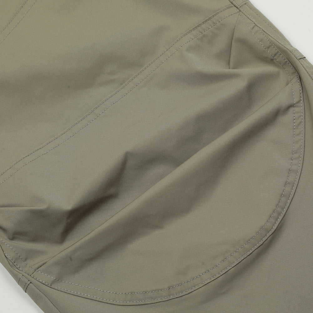 Fashion Zipper Workwear Casual Pants Men