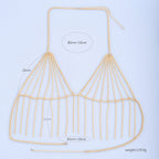 Exaggerated Jewelry Gold Multi-layer Tassels