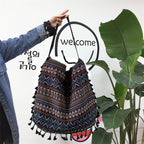 Ethnic style shoulder bag handbag