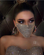 Explosive Metal  Jewelry Mask