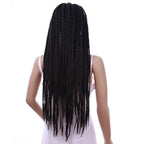 Front lace three-strand wig