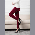 YSDNCHI Winter Velvet Leggings Women Pencil Pant