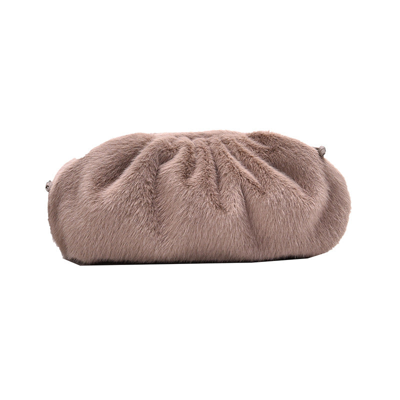Draped handbag messenger bag