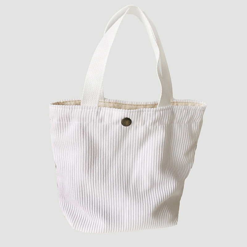 Corduroy Handbag Mini Bag Retro