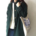 Printed canvas bag, handbag, shoulder bag, canvas bag
