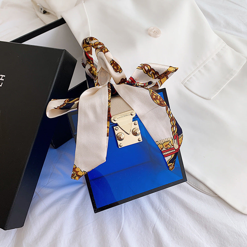 Acrylic Transparent Women's Bag, Open Bag, Handbag