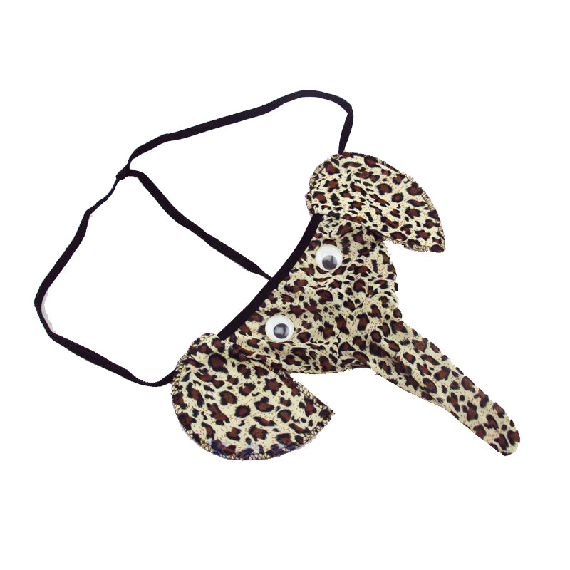 Men's Sexy Panties Elephant Cartoon Thong