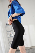 Leggings Women S Five Point Shorts Thin Tight Fitting Stretch Yoga