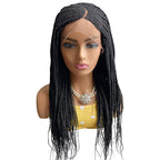 Front Lace African Small Curly Hair Ladies Wig
