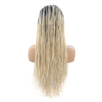 Wig Front Lace Chemical Fiber T Color Two-strand Braid Wig Set