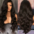 Wig Black Big Wave Ladies Wig Fashion African Curly Hair Customizable Front Lace Wig