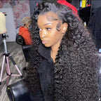 European And American Long Curly Wig Chemical Fiber Lace Wig Head Cover