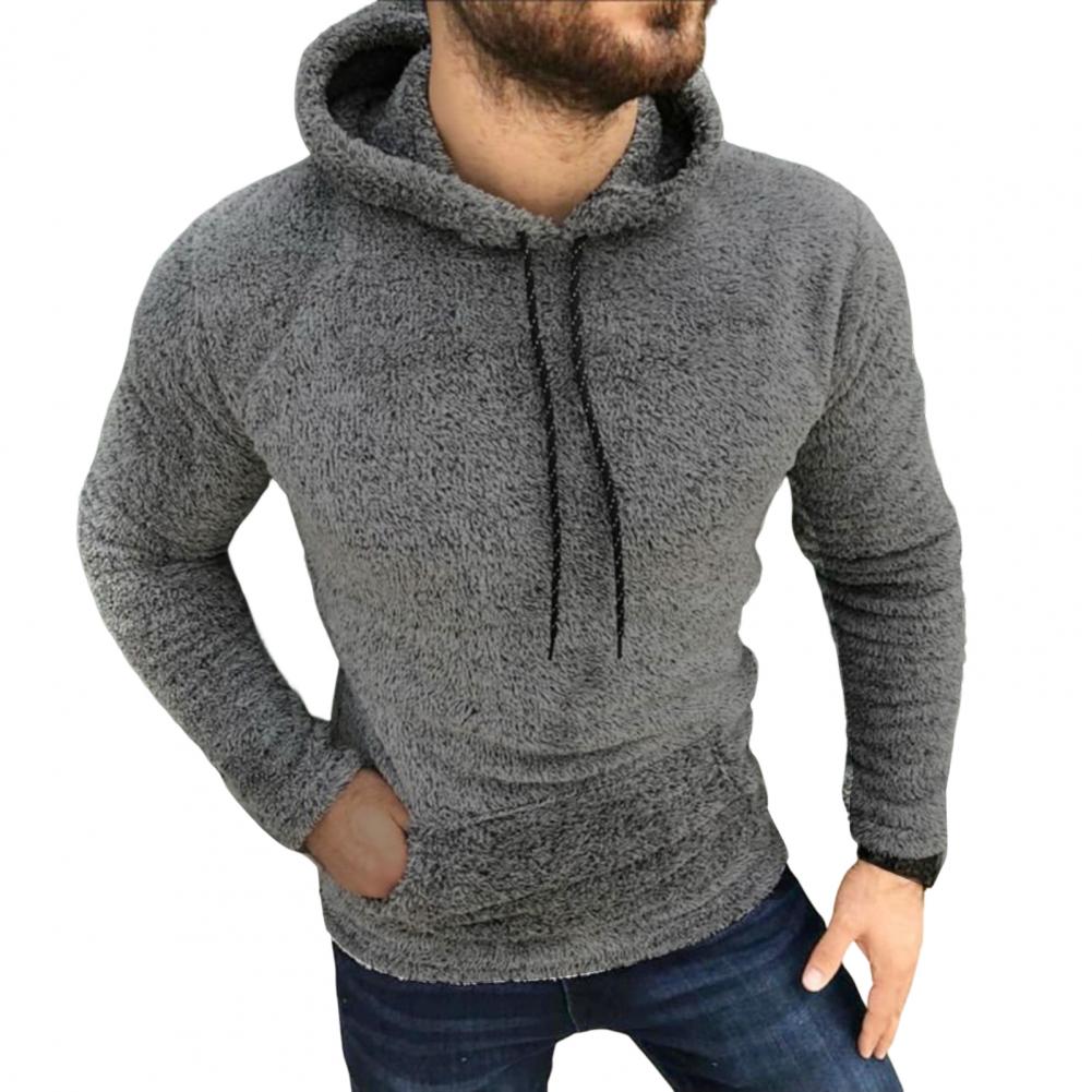 Men's Lapel Solid Color Long Sleeve Sweater