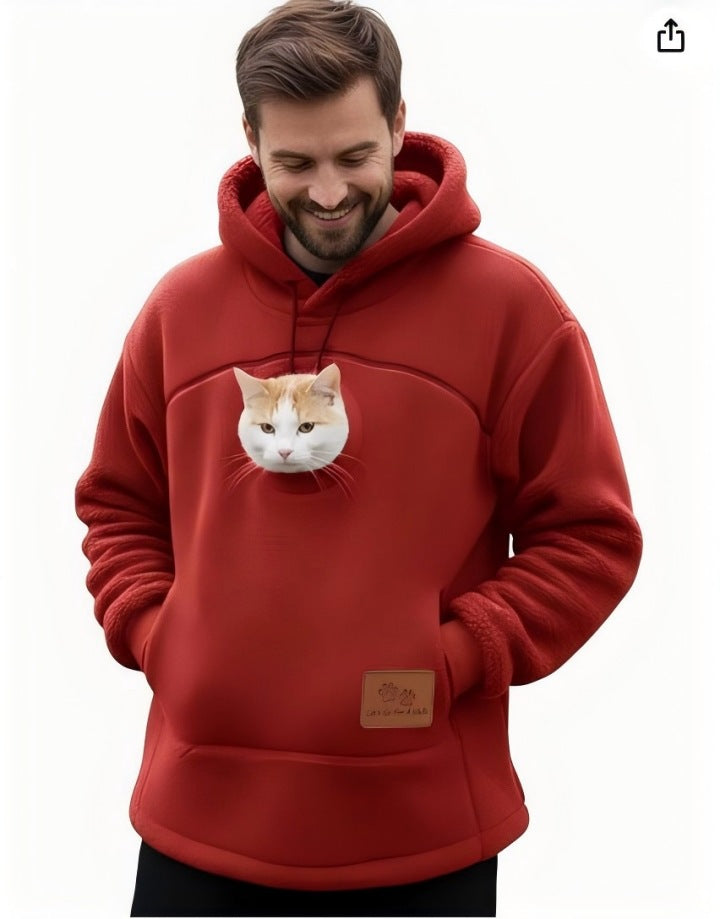 Hooded Loose-fitting Casual Warm Hoodie