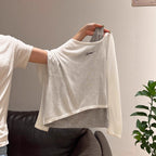 Fake Two-piece Embroidered Off-shoulder Long Sleeves