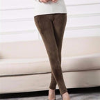 YSDNCHI Winter Velvet Leggings Women Pencil Pant