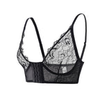 Women's Lace Front-Closure Push-Up Bra