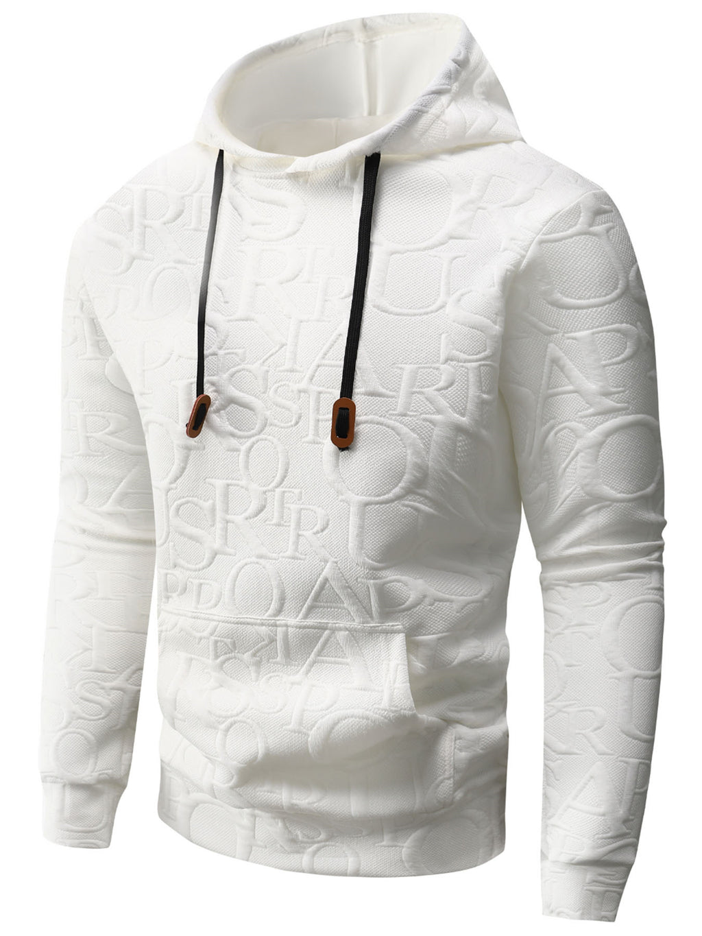 Casual Plaid Jacquard Hoodie For Couples