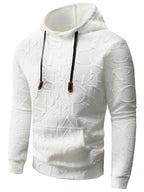 Casual Plaid Jacquard Hoodie For Couples