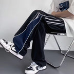 Fashion Personality Striped Casual Pants Men