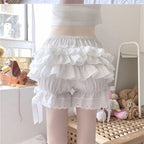 Women's Summer Anti-glare Lace Pumpkin Pant Skirt Safety Shorts