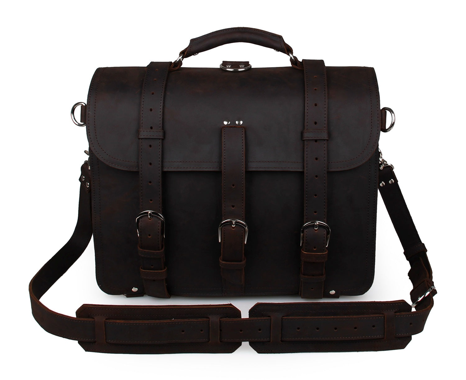 Leather bag leather bag wholesale cool crazy horse men Shoulder Messenger Bag 7072