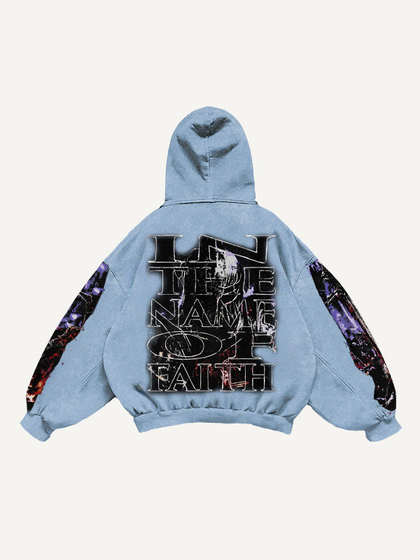 Fashion Casual Printed Polyester Sweater