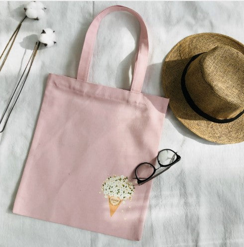 Holding Flowers Handbag Shoulder Bag