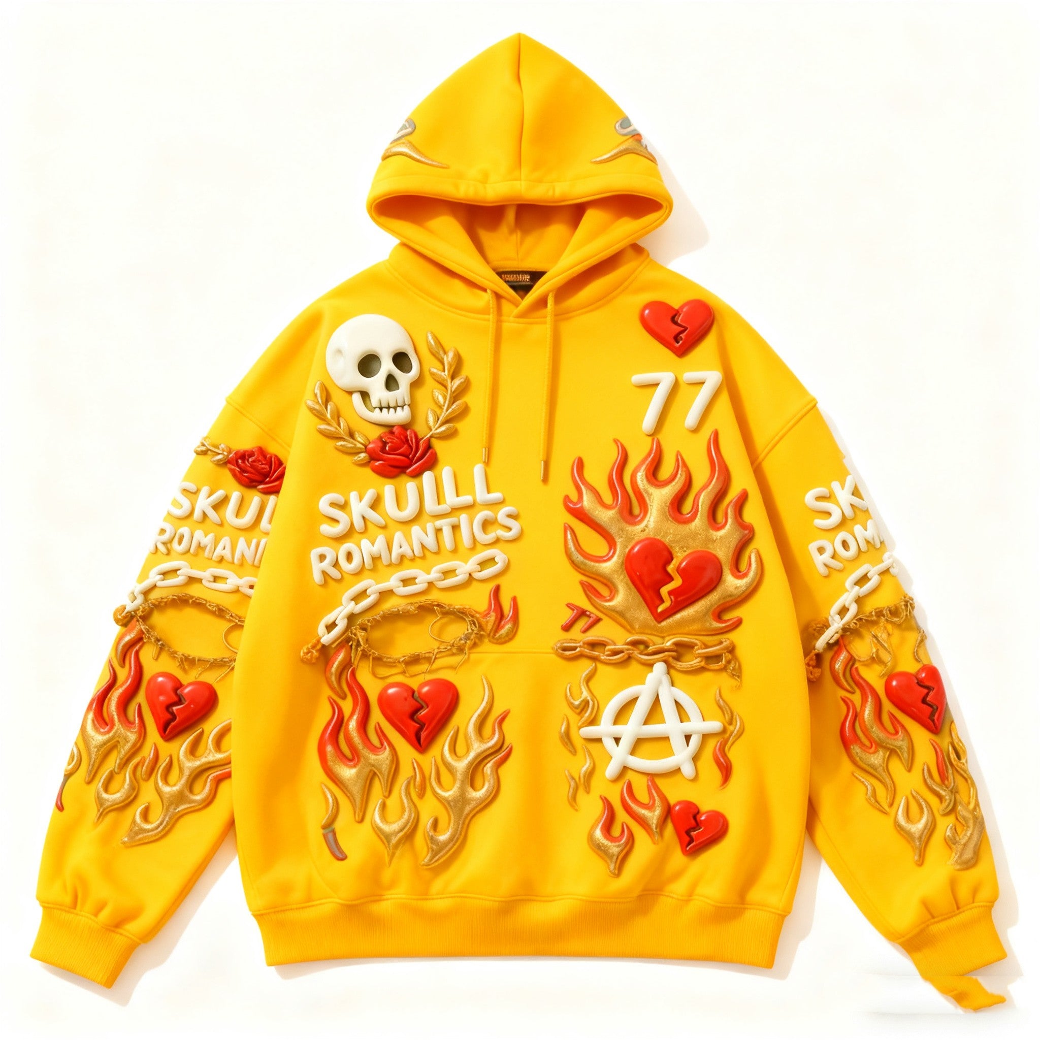 Fashion Casual Printed Polyester Sweater