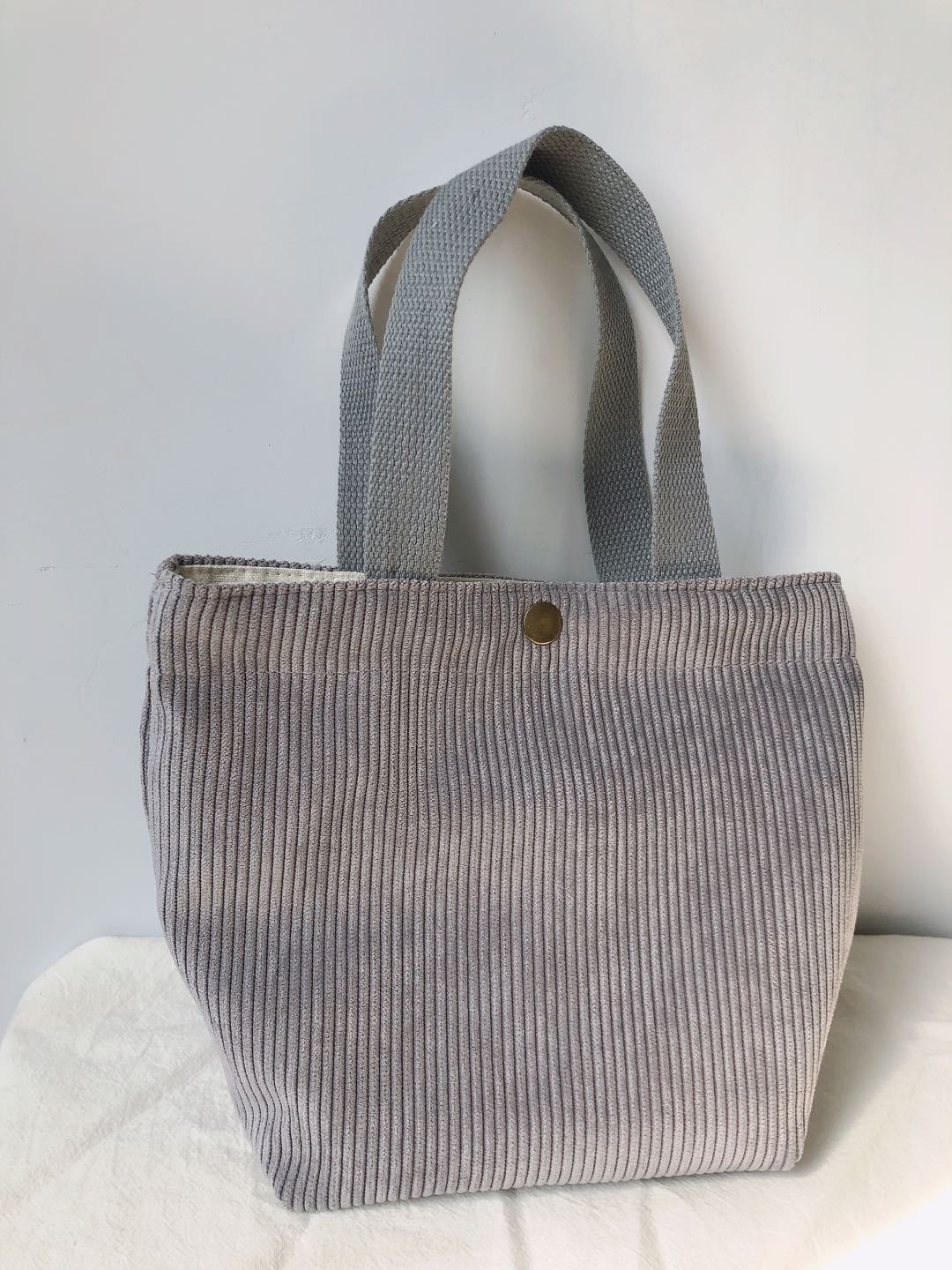 Corduroy Handbag Mini Bag Retro