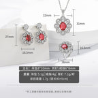 Bride Jewelry Earrings Necklace Jewelry Suit