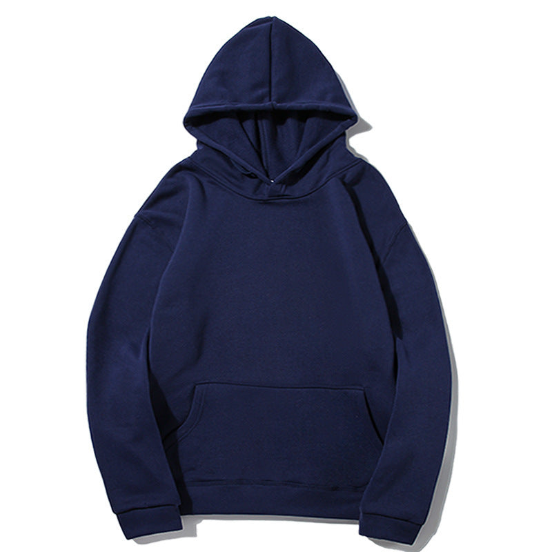 Short-sleeve Unisex Hoodie Pullover Jacket Solid Color