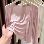 Dopamine Ultra-Bounce Shawl Thin Cover-Up Top