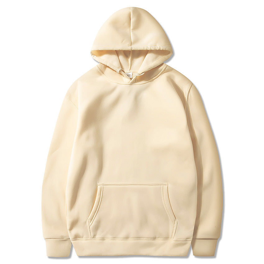 Short-sleeve Unisex Hoodie Pullover Jacket Solid Color